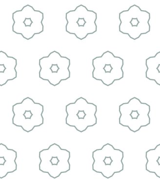 geometrik süsleme biçiminde kusursuz vektör deseni