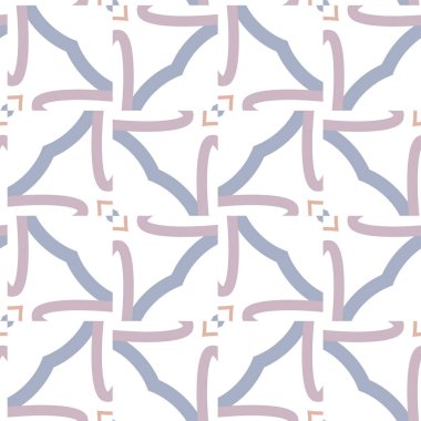 Geometrik süslemeli vektör deseni. Kusursuz tasarım dokusu.