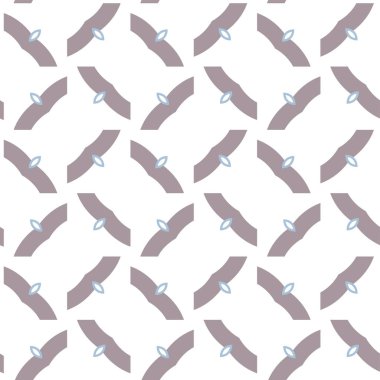 geometrik süsleme biçiminde kusursuz vektör deseni