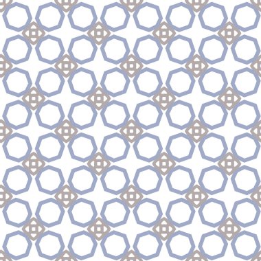 geometrik süsleme biçiminde kusursuz vektör deseni
