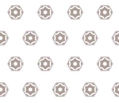 Geometrik süslemeli vektör deseni. Kusursuz tasarım dokusu.