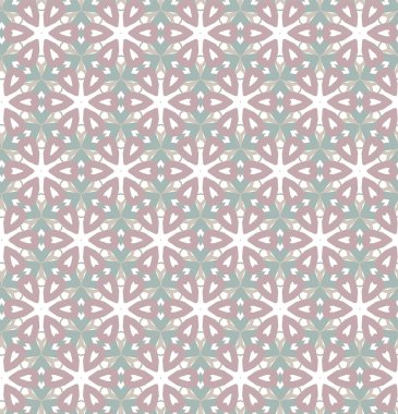 geometrik süsleme biçiminde kusursuz vektör deseni