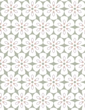 geometrik süsleme biçiminde kusursuz vektör deseni