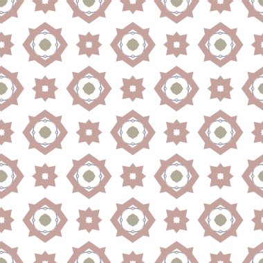 Geometrik süslemeli vektör deseni. Kusursuz tasarım dokusu.