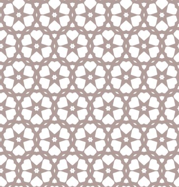 Geometrik süslemeli vektör deseni. Kusursuz tasarım dokusu.