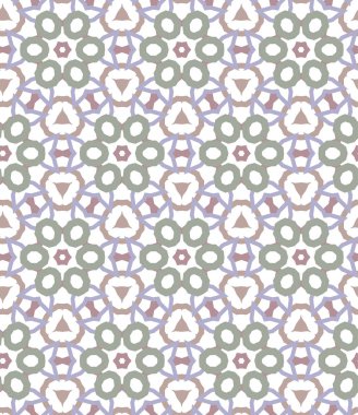 Geometrik süslemeli vektör deseni. Kusursuz tasarım dokusu.