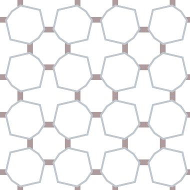 Dikişsiz geometrik süs vektör deseni. Soyut arka plan