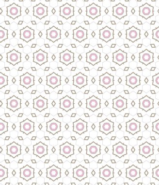 geometrik süsleme biçiminde kusursuz vektör deseni