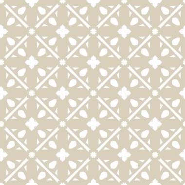 Dikişsiz geometrik süs vektör deseni. Soyut arka plan