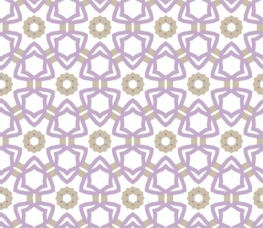 Geometrik süslemeli vektör deseni. Kusursuz tasarım dokusu.