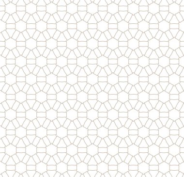 Dikişsiz geometrik süs vektör deseni. Soyut arka plan