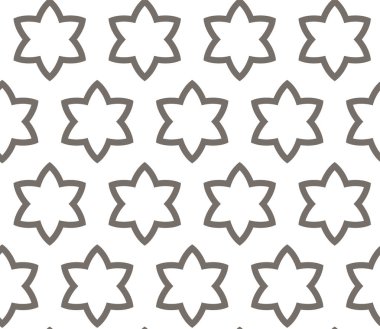 Geometrik süslemeli vektör deseni. Kusursuz tasarım dokusu.