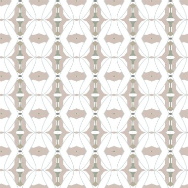 Geometrik süslemeli vektör deseni. Kusursuz tasarım dokusu.