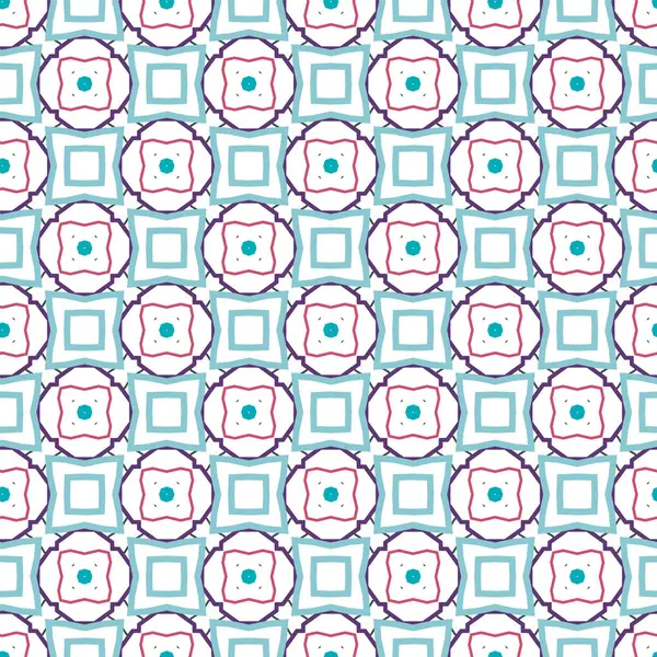 Geometrik süslemeli vektör deseni. Kusursuz tasarım dokusu.