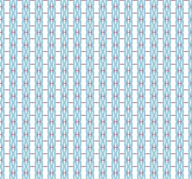 geometrik süsleme biçiminde kusursuz vektör deseni