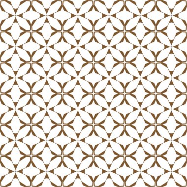 Geometrik süslemeli vektör deseni. Kusursuz tasarım dokusu.