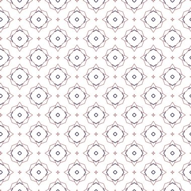 Geometrik süslemeli vektör deseni. Kusursuz tasarım dokusu.