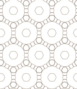 Geometrik süslemeli vektör deseni. Kusursuz tasarım dokusu.