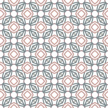 Geometrik süslemeli vektör deseni. Kusursuz tasarım dokusu.