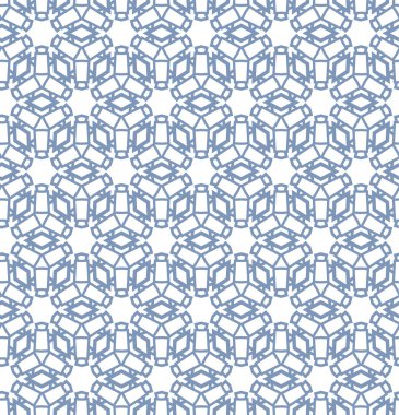 geometrik süsleme biçiminde kusursuz vektör deseni