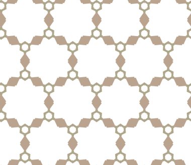 geometrik süsleme biçiminde kusursuz vektör deseni