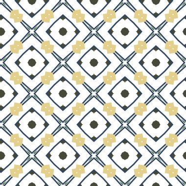 geometrik süsleme biçiminde kusursuz vektör deseni