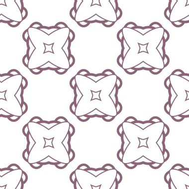 geometrik süsleme biçiminde kusursuz vektör deseni