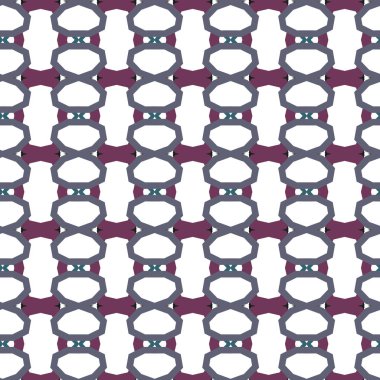 geometrik süsleme biçiminde kusursuz vektör deseni