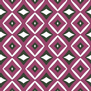 Kusursuz Vektör Deseni. Geometrik Süsleme Biçiminde Arkaplan DokusuName.