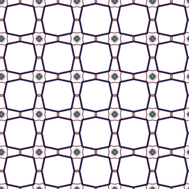 Kusursuz Vektör Deseni. Geometrik Süsleme Biçiminde Arkaplan DokusuName.
