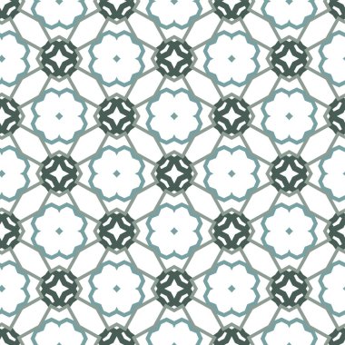 Geometrik süslemeli vektör deseni. Kusursuz tasarım dokusu.