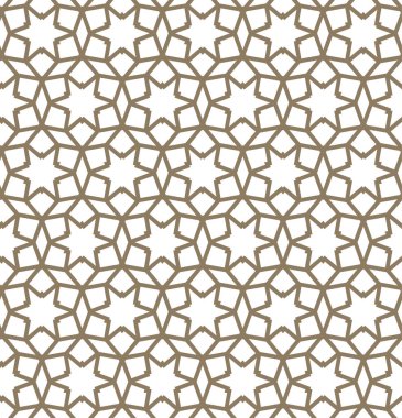 Geometrik süslemeli vektör deseni. Kusursuz tasarım dokusu.