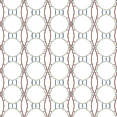 Geometrik süslemeli vektör deseni. Kusursuz tasarım dokusu.