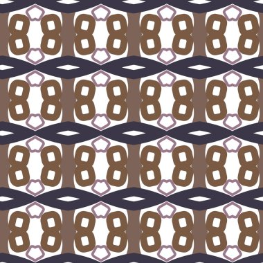 Dikişsiz geometrik süs vektör deseni. Soyut arka plan