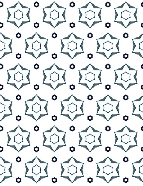 Geometrisches Ornamentales Vektormuster Nahtlose Design Textur — Stockvektor