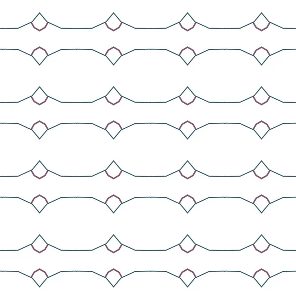 Geometrisches Ornamentales Vektormuster Nahtlose Design Textur — Stockvektor