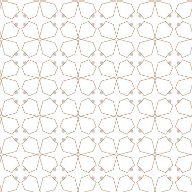 Dikişsiz geometrik süs vektör deseni. Soyut arka plan