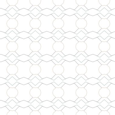 Geometrik süslemeli vektör deseni. Kusursuz tasarım dokusu.