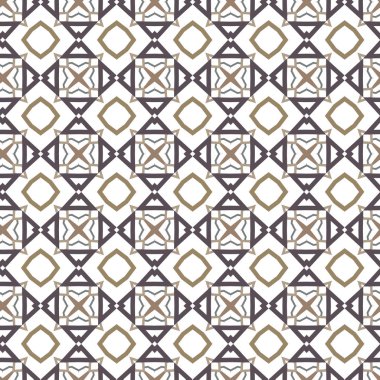 geometrik süsleme biçiminde kusursuz vektör deseni