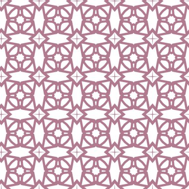 geometrik süsleme biçiminde kusursuz vektör deseni