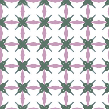 geometrik süsleme biçiminde kusursuz vektör deseni