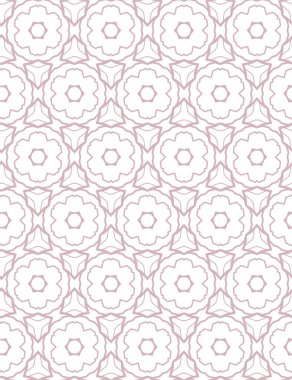 geometrik süsleme biçiminde kusursuz vektör deseni