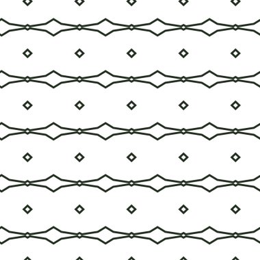 geometrik süsleme biçiminde kusursuz vektör deseni