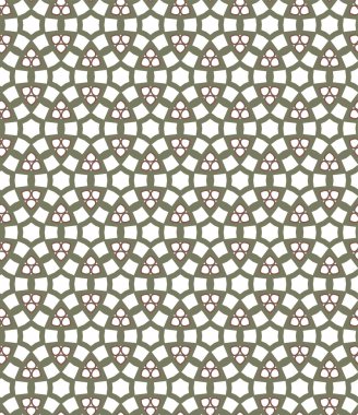 Dikişsiz geometrik süs vektör deseni. Soyut arka plan