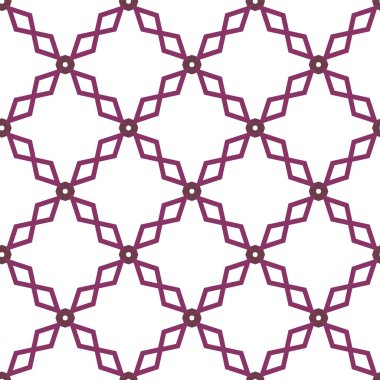 Dikişsiz geometrik süs vektör deseni. Soyut arka plan