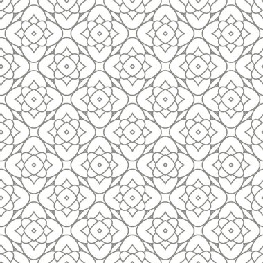 Geometrik süslemeli vektör deseni. Kusursuz tasarım dokusu.