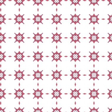 geometrik süsleme biçiminde kusursuz vektör deseni