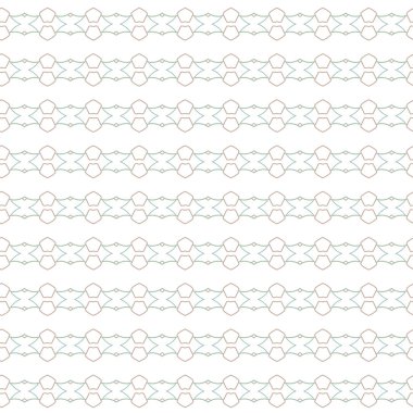 geometrik süsleme biçiminde kusursuz vektör deseni