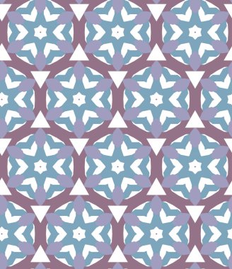 Dikişsiz geometrik süs vektör deseni. Soyut arka plan