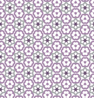 geometrik süsleme biçiminde kusursuz vektör deseni